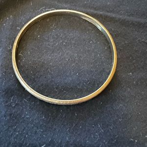 Brushed gold bracelet